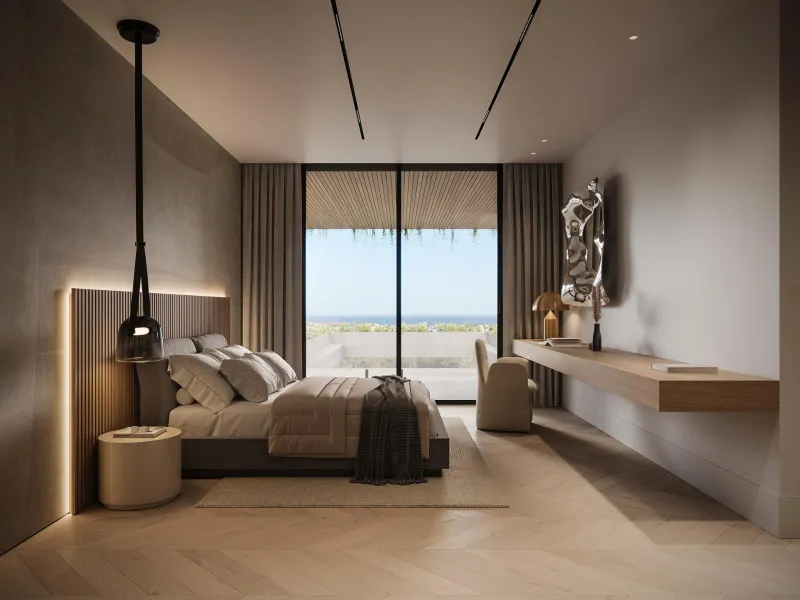 LUXURY NEW BUILD VILLAS WITH SEA VIEW IN BENAHAVIS& & Residential is the perfect symbiosis of luxury and sustainability. The project has been greatly influenced by the constant dialogue with nature in order to mimic it without altering its condition