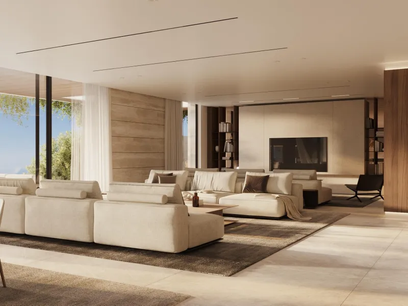LUXURY NEW BUILD VILLAS WITH SEA VIEW IN BENAHAVIS& & Residential is the perfect symbiosis of luxury and sustainability. The project has been greatly influenced by the constant dialogue with nature in order to mimic it without altering its condition