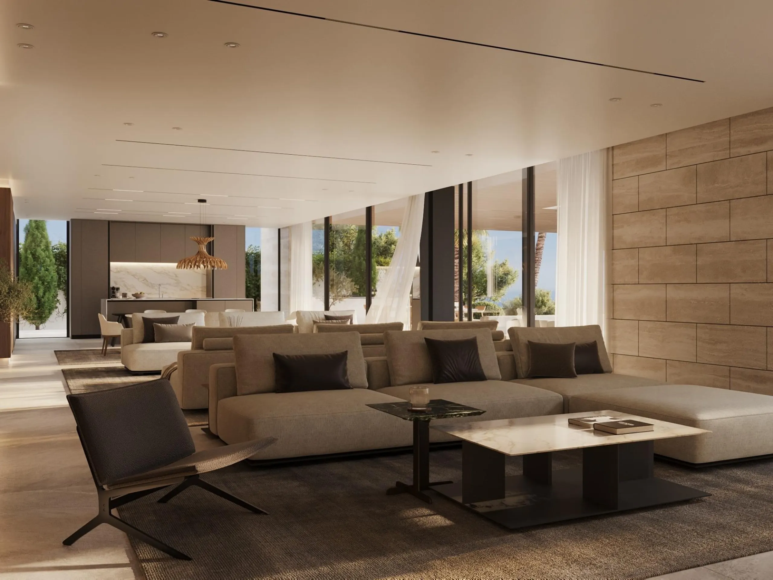 LUXURY NEW BUILD VILLAS WITH SEA VIEW IN BENAHAVIS& & Residential is the perfect symbiosis of luxury and sustainability. The project has been greatly influenced by the constant dialogue with nature in order to mimic it without altering its condition
