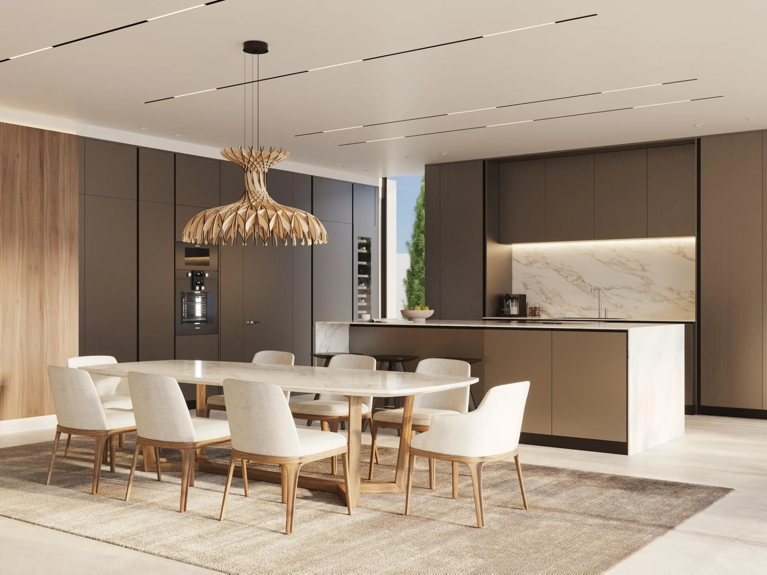 LUXURY NEW BUILD VILLAS WITH SEA VIEW IN BENAHAVIS& & Residential is the perfect symbiosis of luxury and sustainability. The project has been greatly influenced by the constant dialogue with nature in order to mimic it without altering its condition