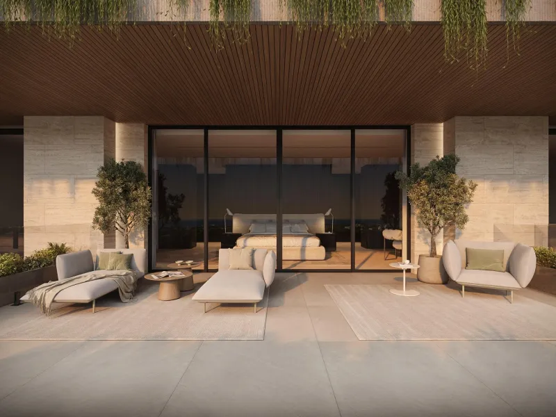 LUXURY NEW BUILD VILLAS WITH SEA VIEW IN BENAHAVIS& & Residential is the perfect symbiosis of luxury and sustainability. The project has been greatly influenced by the constant dialogue with nature in order to mimic it without altering its condition