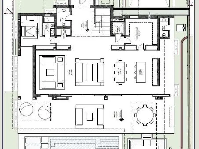 LUXURY NEW BUILD VILLAS WITH SEA VIEW IN BENAHAVIS& & Residential is the perfect symbiosis of luxury and sustainability. The project has been greatly influenced by the constant dialogue with nature in order to mimic it without altering its condition