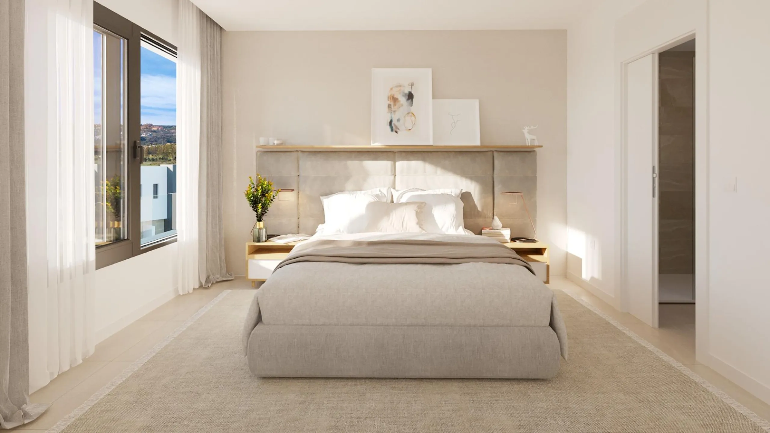 NEW BUILD SEMI-DETACHED VILLAS NEAR ESTEPONA& & New Build exclusive residential complex consisting of 50 contemporary style semi-detached villas comprising of a large living room, open plan fitted kitchen equipped with top brand appliances, 3 bedroo