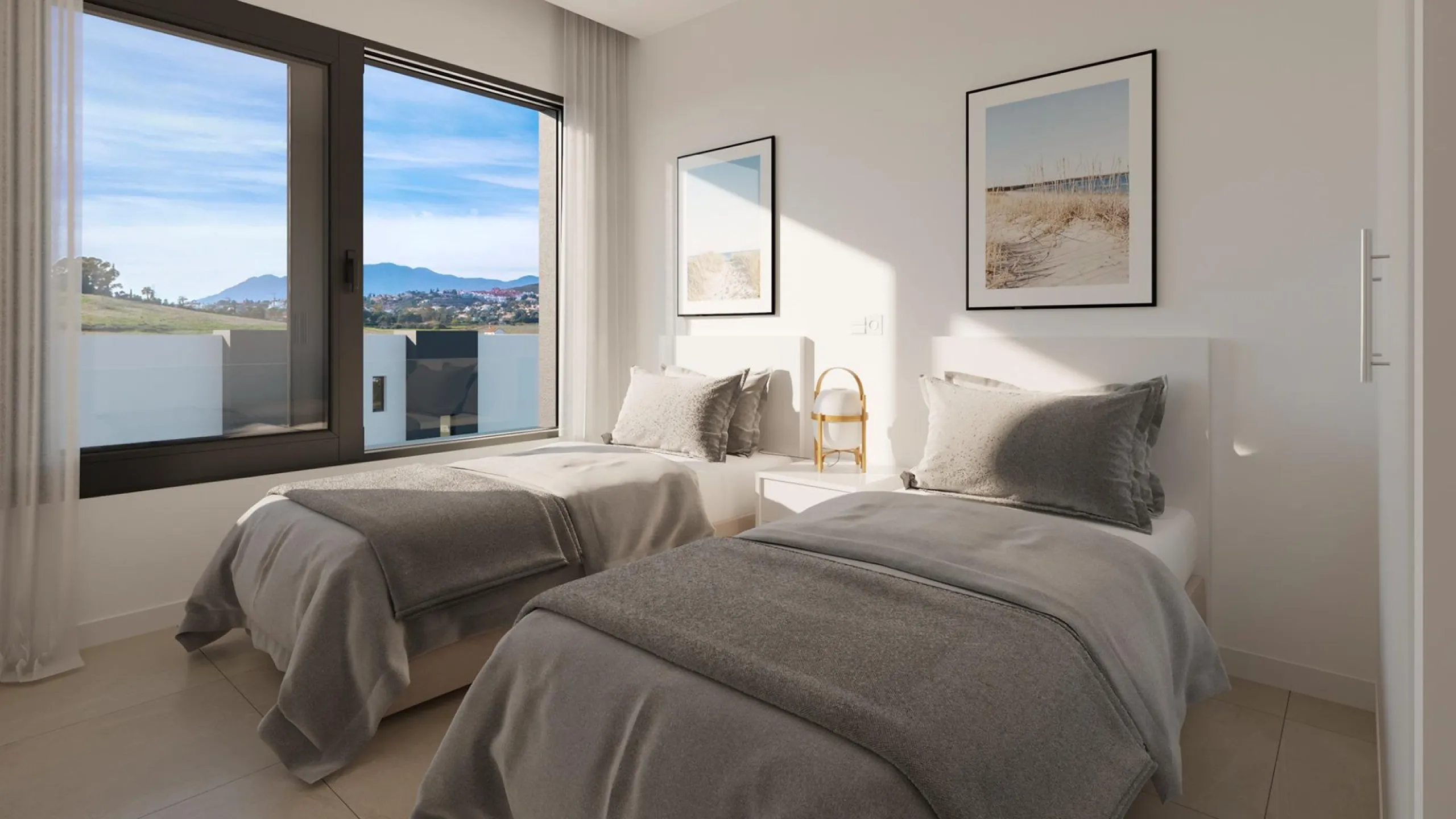 NEW BUILD SEMI-DETACHED VILLAS NEAR ESTEPONA& & New Build exclusive residential complex consisting of 50 contemporary style semi-detached villas comprising of a large living room, open plan fitted kitchen equipped with top brand appliances, 3 bedroo