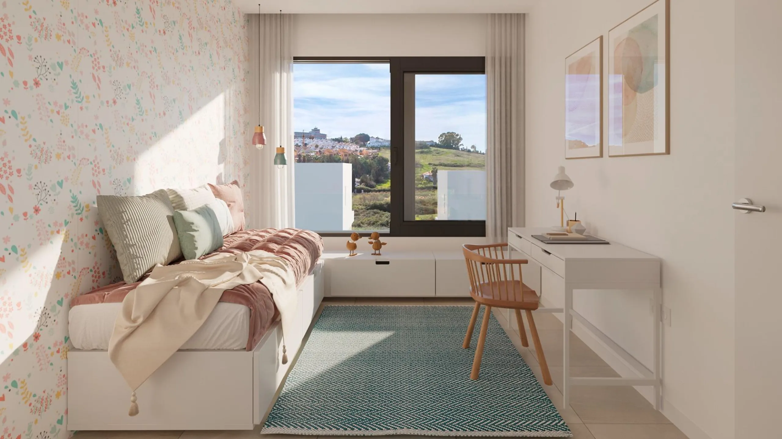 NEW BUILD SEMI-DETACHED VILLAS NEAR ESTEPONA& & New Build exclusive residential complex consisting of 50 contemporary style semi-detached villas comprising of a large living room, open plan fitted kitchen equipped with top brand appliances, 3 bedroo