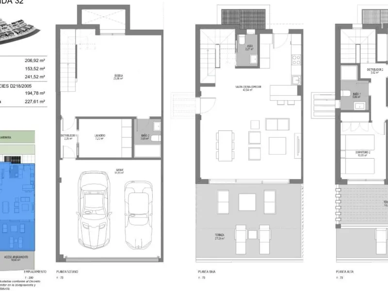 NEW BUILD SEMI-DETACHED VILLAS NEAR ESTEPONA& & New Build exclusive residential complex consisting of 50 contemporary style semi-detached villas comprising of a large living room, open plan fitted kitchen equipped with top brand appliances, 3 bedroo