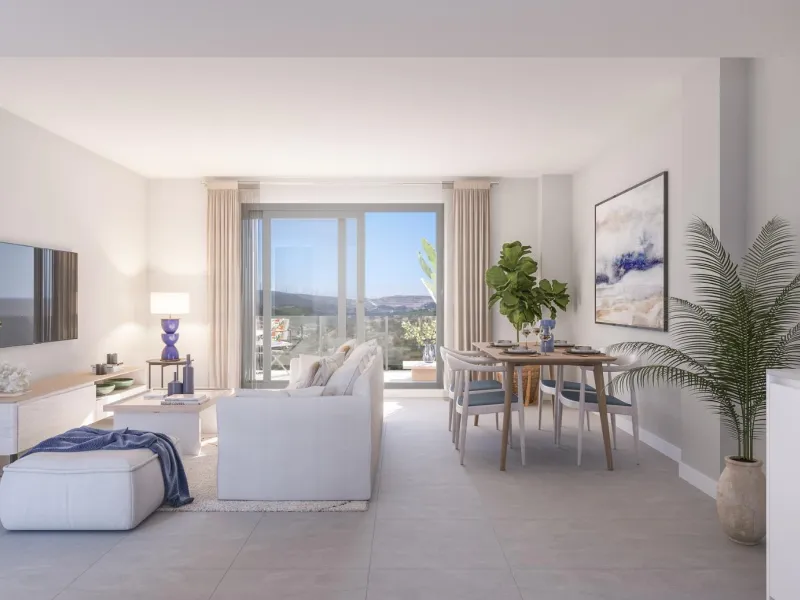 NEW BUILD RESIDENTIAL COMPLEX IN LA DUQUESA, MANILVA& & New Build residential complex consists of 60 apartments and penthouses with 2 and 3 bedrooms in La Duquesa golf, Manilva. & The blocks are distributed in ground floor, 2 storeys and penthous