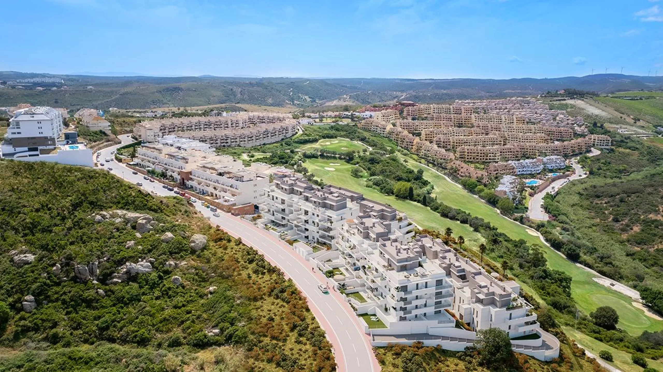 NEW BUILD RESIDENTIAL COMPLEX IN LA DUQUESA, MANILVA& & New Build residential complex consists of 60 apartments and penthouses with 2 and 3 bedrooms in La Duquesa golf, Manilva. & The blocks are distributed in ground floor, 2 storeys and penthous