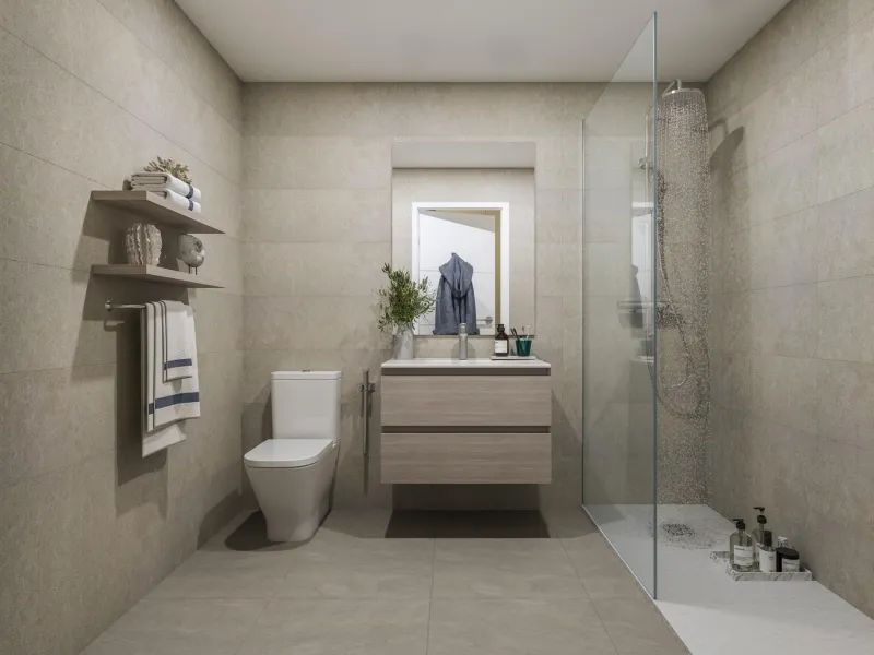 NEW BUILD RESIDENTIAL COMPLEX IN LA DUQUESA, MANILVA& & New Build residential complex consists of 60 apartments and penthouses with 2 and 3 bedrooms in La Duquesa golf, Manilva. & The blocks are distributed in ground floor, 2 storeys and penthous