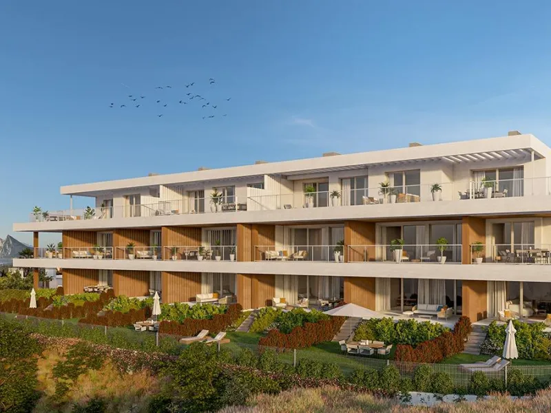NEW BUILD RESIDENTIAL COMPLEX IN ALCAIDESA, CADIZ& & New Build residential complex of apartments and townhouses in the province of Cadiz. Is an irresistible destination for those who love the sea and golf. & & Complex has 289 properties with 2