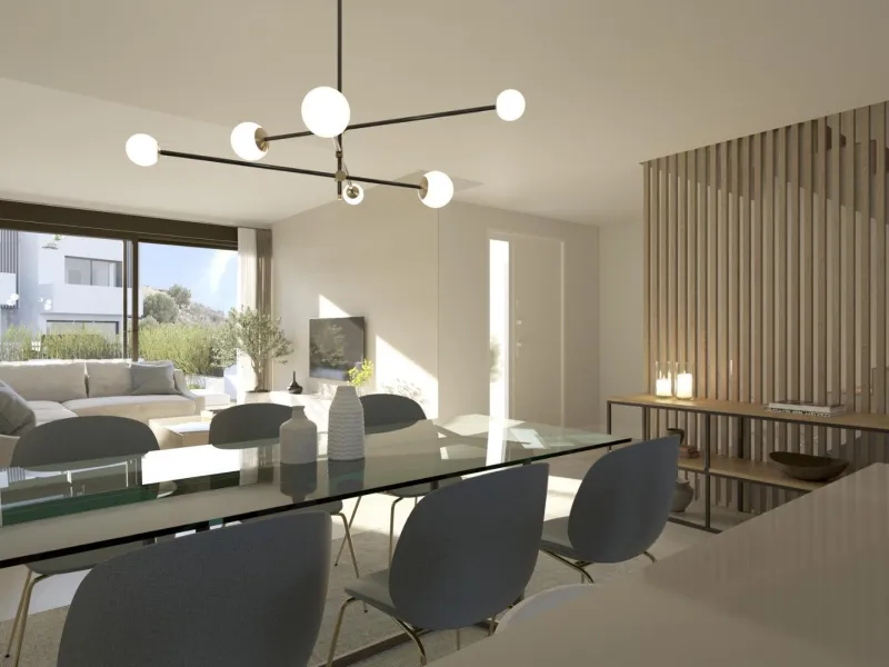 NEW BUILD TOWNHOUSES NEAR MALAGA& & New Build residential complex is located in Rincón de la Victoria, to the east of Málaga city. & & Its beautiful beaches, its proximity to all kinds of services and its incomparable landscapes make this muni