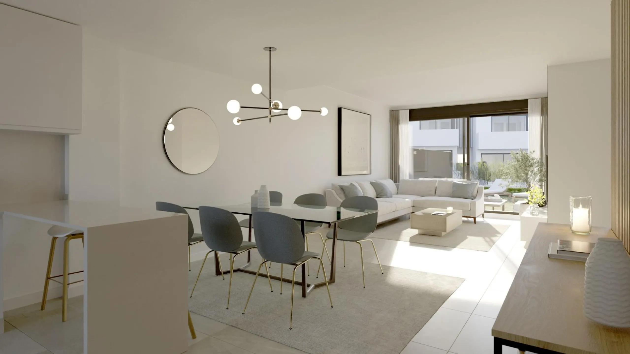 NEW BUILD TOWNHOUSES NEAR MALAGA& & New Build residential complex is located in Rincón de la Victoria, to the east of Málaga city. & & Its beautiful beaches, its proximity to all kinds of services and its incomparable landscapes make this muni