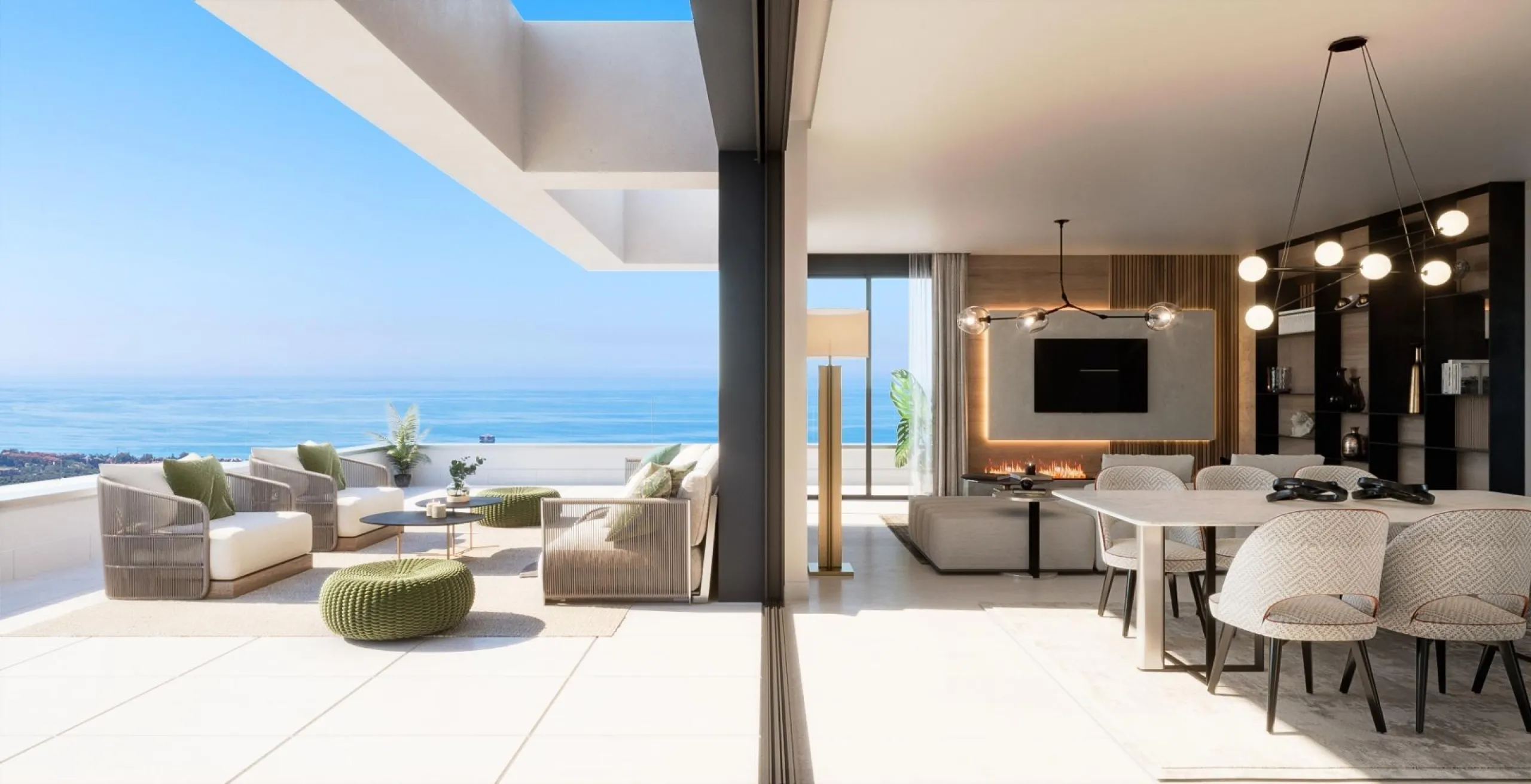 NEW BUILD RESIDENTIAL COMPLEX NEAR MARBELLA& & New Build unique residential complex of 39 apartments and duplexes with 2, 3 and 4 bedrooms located in Marbella, in a privileged area of Altos de Los Monteros.& & Nature, dreamlike views, tranquil