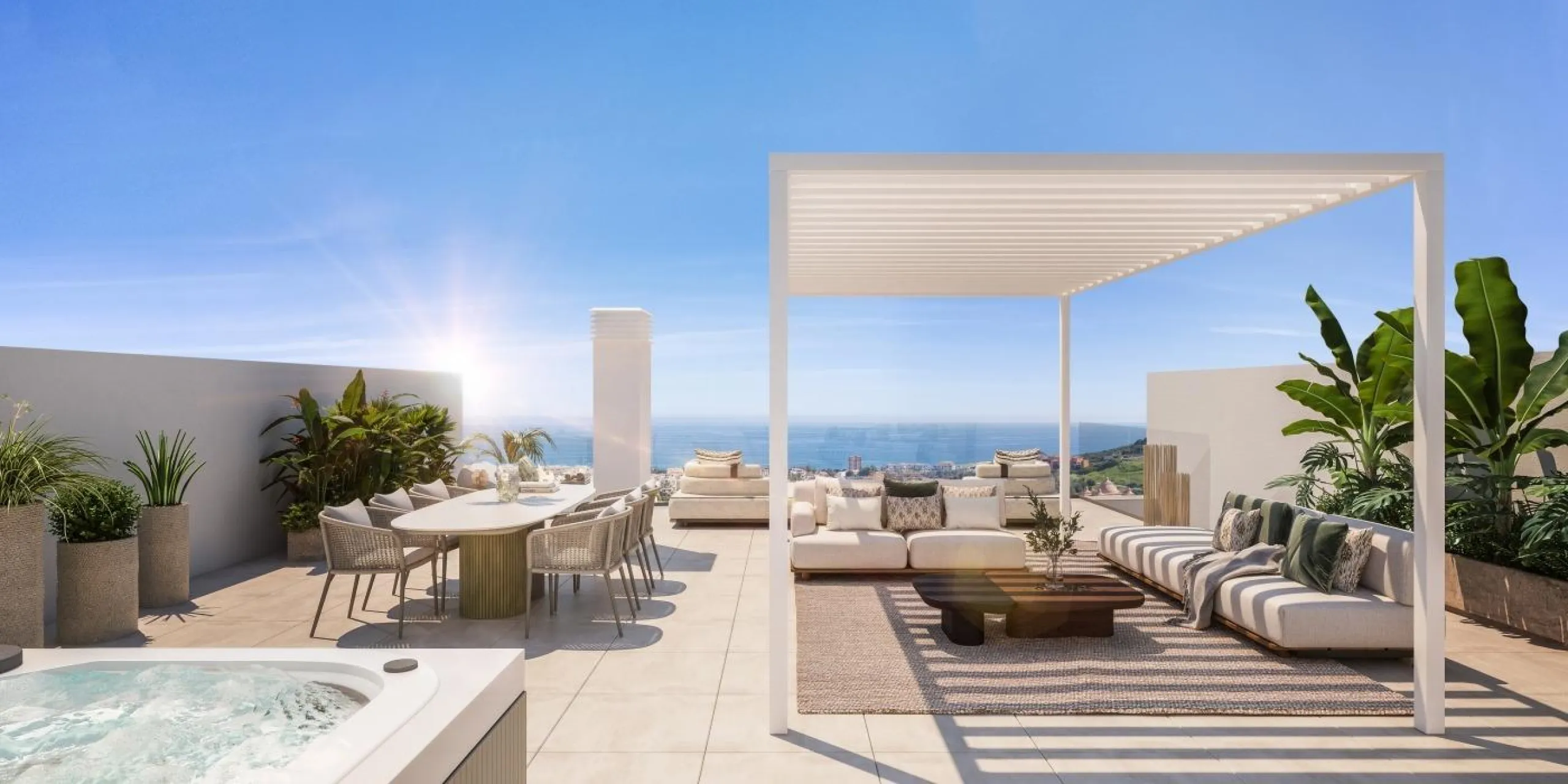 NEW BUILD RESIDENTIAL COMPLEX IN MANILVA& & New build residential complex consist of 100 apartments in a magnificent residential area and in an extraordinary location.& & 2 and 3 bedrooms apartments are distributed in different blocks resultin