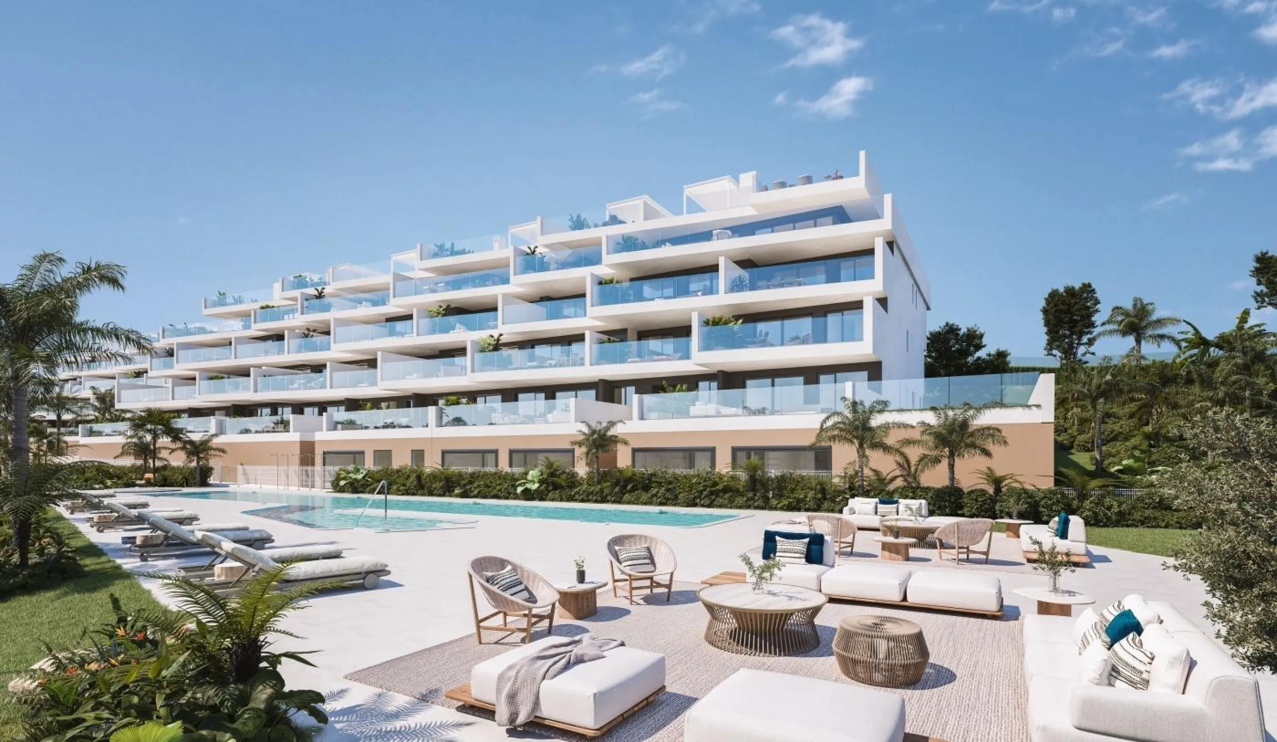 NEW BUILD RESIDENTIAL COMPLEX IN MANILVA& & New build residential complex consist of 100 apartments in a magnificent residential area and in an extraordinary location.& & 2 and 3 bedrooms apartments are distributed in different blocks resultin