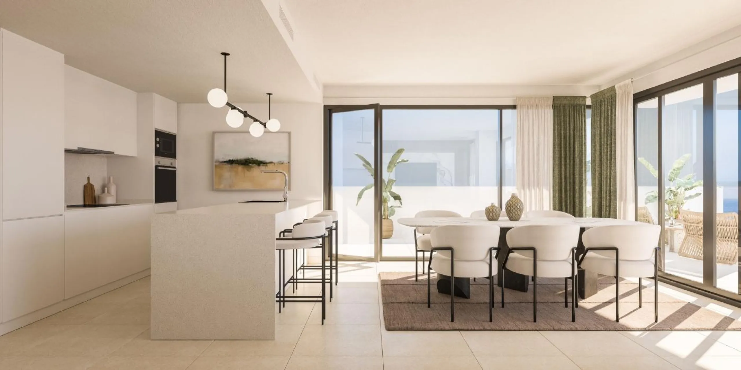 NEW BUILD RESIDENTIAL COMPLEX IN MANILVA& & New build residential complex consist of 100 apartments in a magnificent residential area and in an extraordinary location.& & 2 and 3 bedrooms apartments are distributed in different blocks resultin