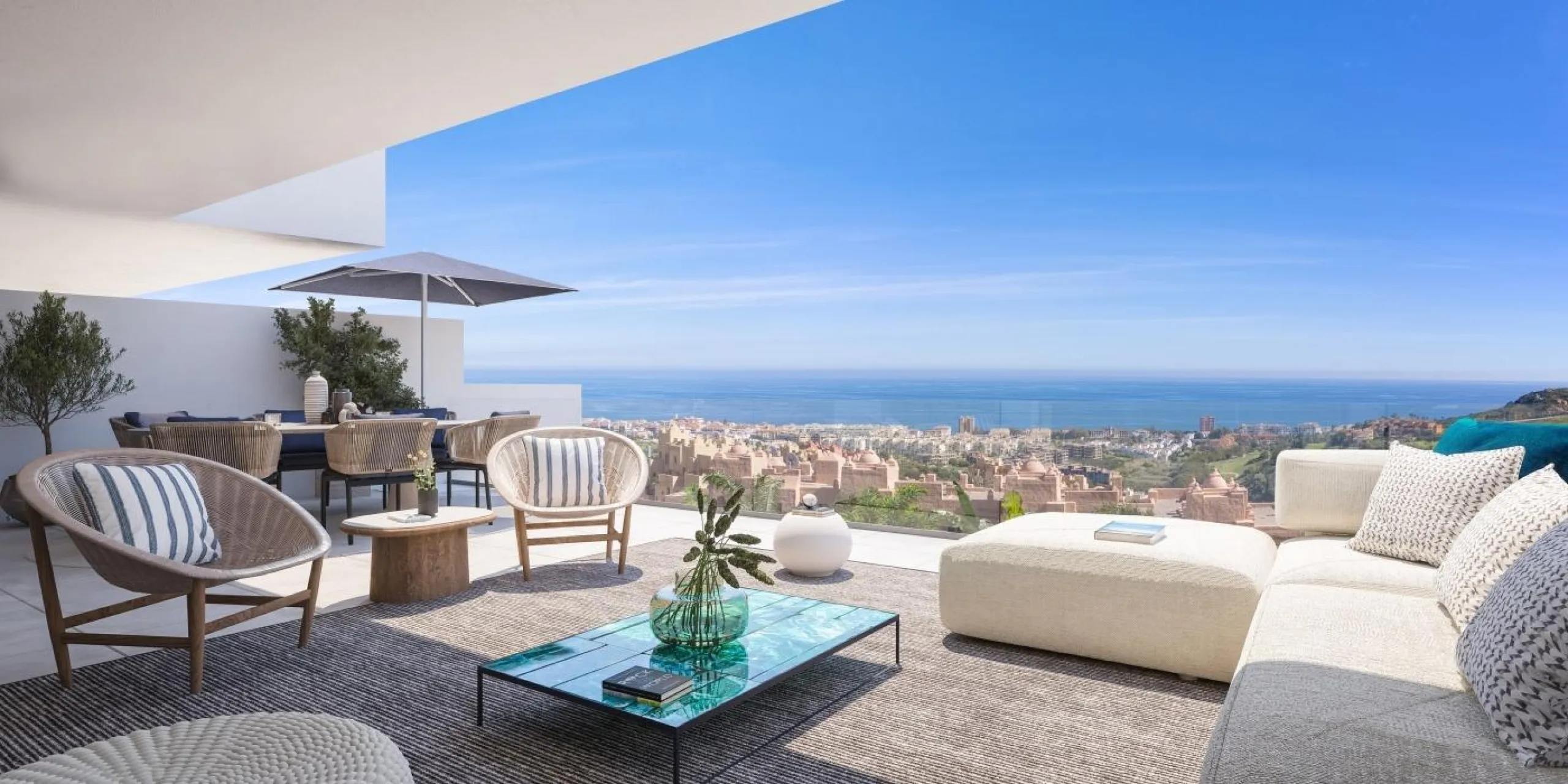 NEW BUILD RESIDENTIAL COMPLEX IN MANILVA& & New build residential complex consist of 100 apartments in a magnificent residential area and in an extraordinary location.& & 2 and 3 bedrooms apartments are distributed in different blocks resultin