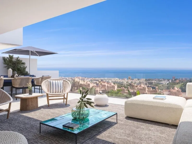 NEW BUILD RESIDENTIAL COMPLEX IN MANILVA& & New build residential complex consist of 100 apartments in a magnificent residential area and in an extraordinary location.& & 2 and 3 bedrooms apartments are distributed in different blocks resultin