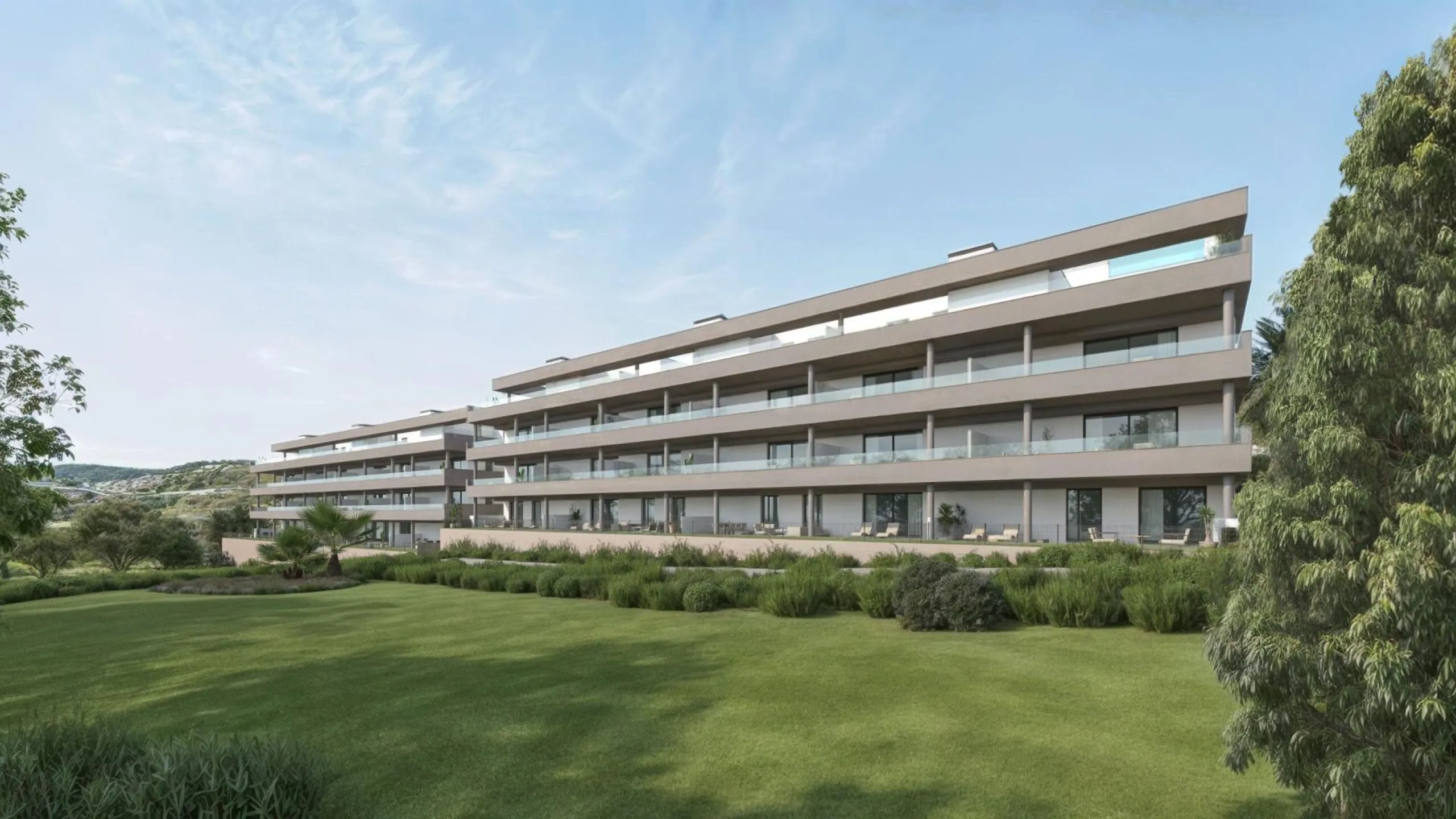 NEW BUILD RESIDENTIAL COMPLEX NEAR ESTEPONA& & New Build residential complex with a contemporary and modern design, with a total of 135 1, 2 and 3 bedroom homes located next to Valle Romano Golf Club in Estepona.& & The privileged south orient