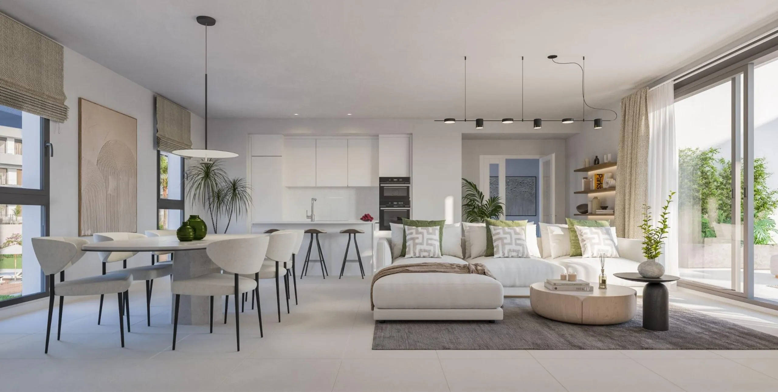 NEW BUILD RESIDENTIAL COMPLEX NEAR ESTEPONA& & New Build residential complex with a contemporary and modern design, with a total of 135 1, 2 and 3 bedroom homes located next to Valle Romano Golf Club in Estepona.& & The privileged south orient