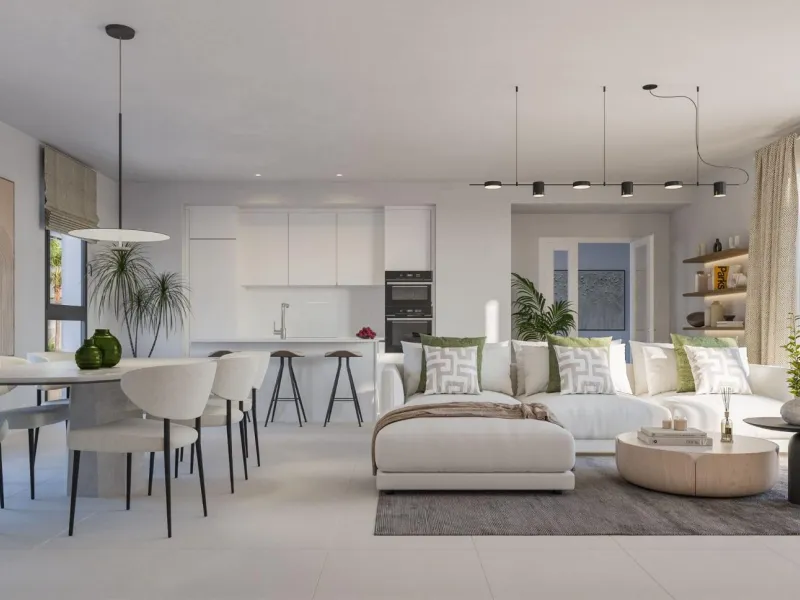 NEW BUILD RESIDENTIAL COMPLEX NEAR ESTEPONA& & New Build residential complex with a contemporary and modern design, with a total of 135 1, 2 and 3 bedroom homes located next to Valle Romano Golf Club in Estepona.& & The privileged south orient