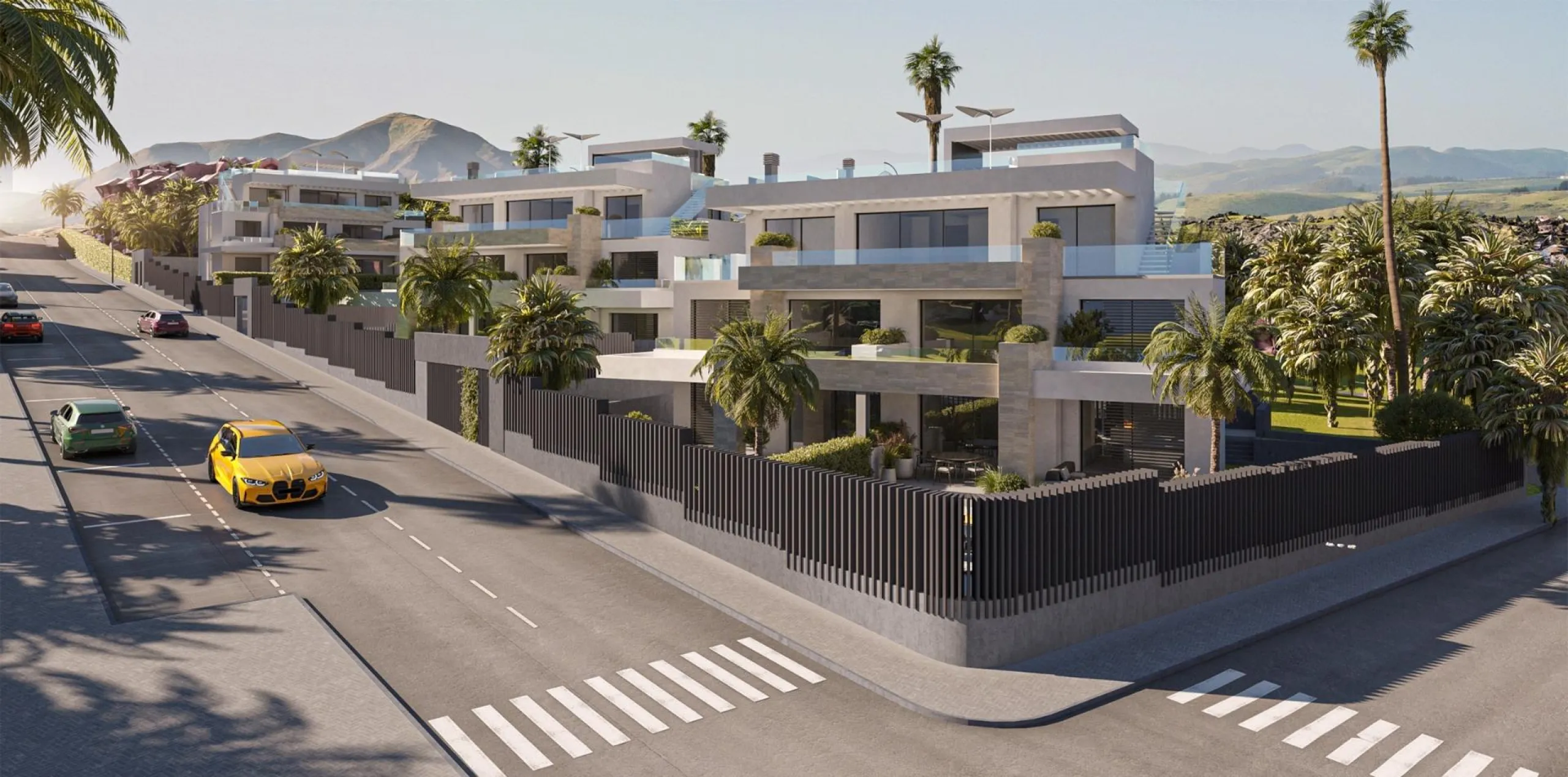 NEW BUILD RESIDENTIAL COMPLEX NEAR ESTEPONA& & New Build residential complex of luxury apartments in Buenas Noches, near Estepona.& & Complex located only 220m from the beach and consist only 3 blocks, each with 5 apartments, in a gated commun
