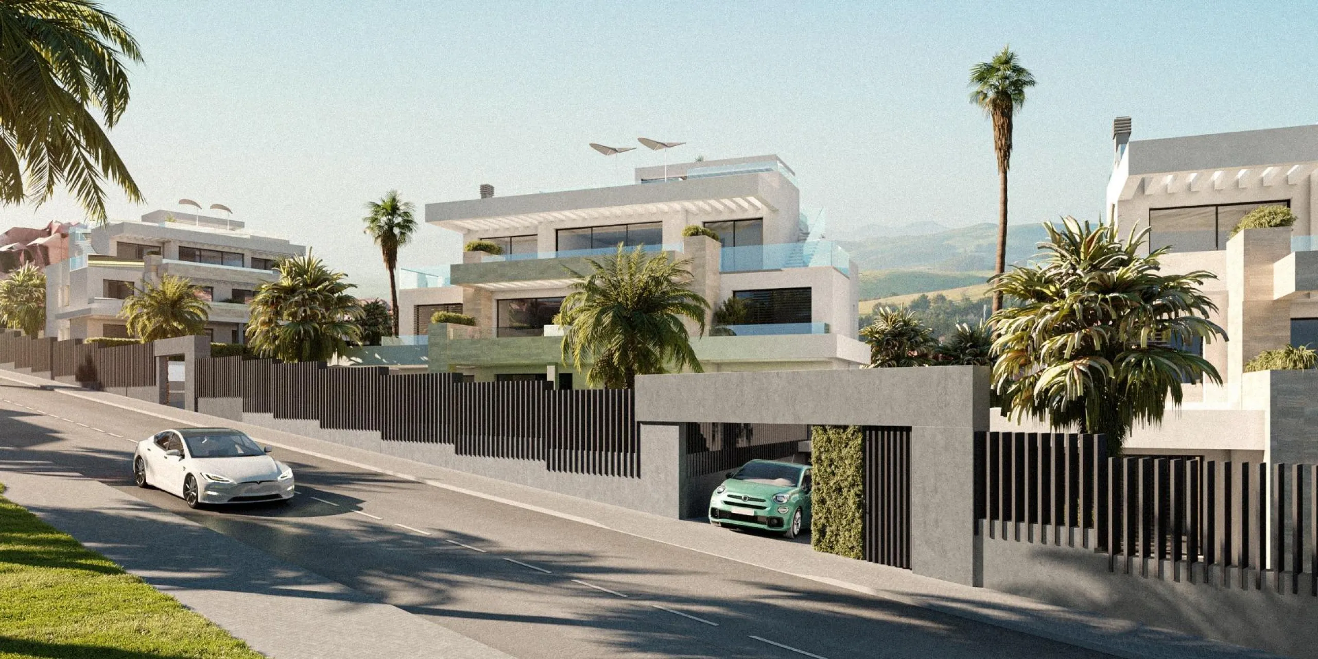 NEW BUILD RESIDENTIAL COMPLEX NEAR ESTEPONA& & New Build residential complex of luxury apartments in Buenas Noches, near Estepona.& & Complex located only 220m from the beach and consist only 3 blocks, each with 5 apartments, in a gated commun