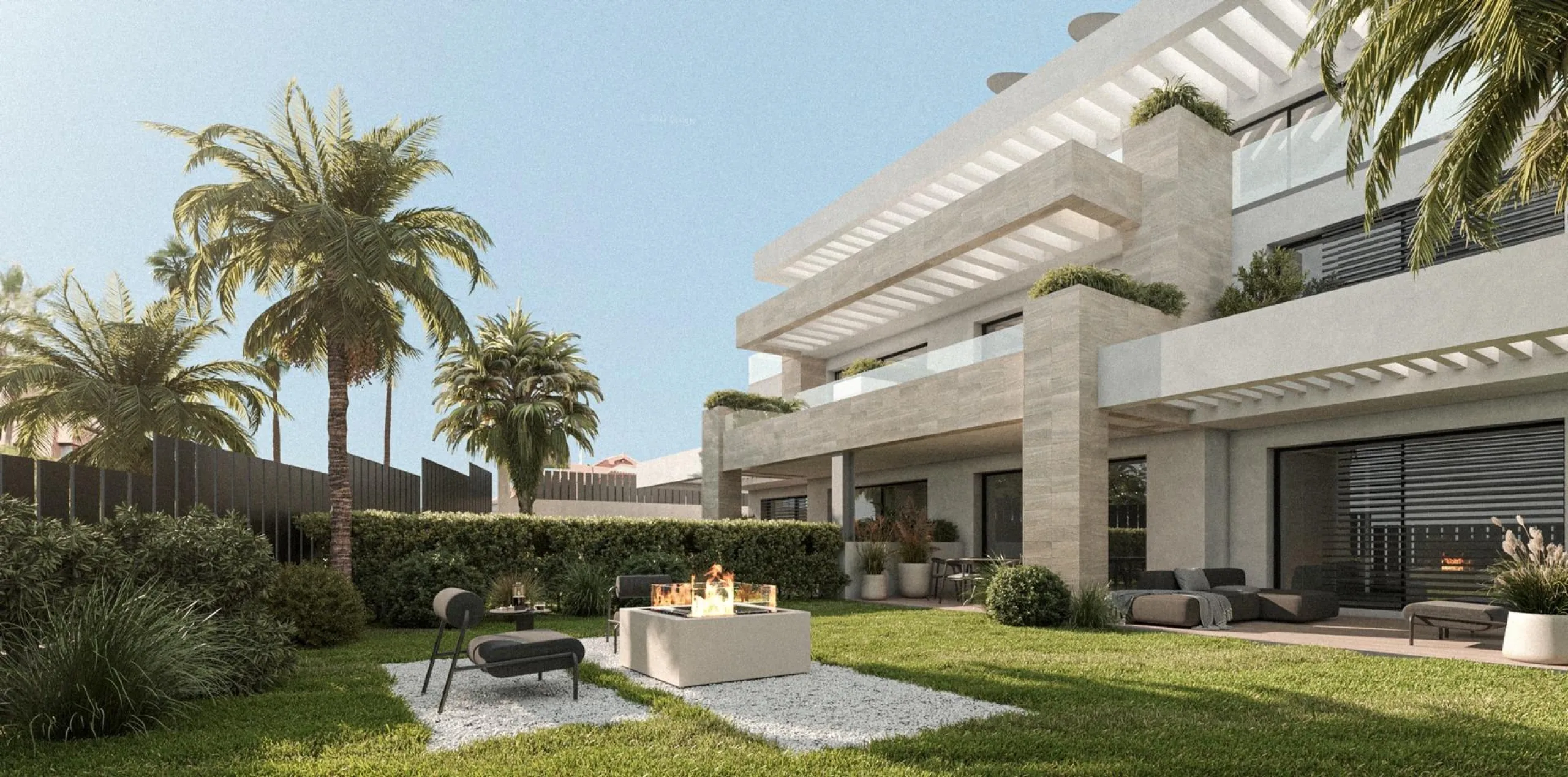 NEW BUILD RESIDENTIAL COMPLEX NEAR ESTEPONA& & New Build residential complex of luxury apartments in Buenas Noches, near Estepona.& & Complex located only 220m from the beach and consist only 3 blocks, each with 5 apartments, in a gated commun