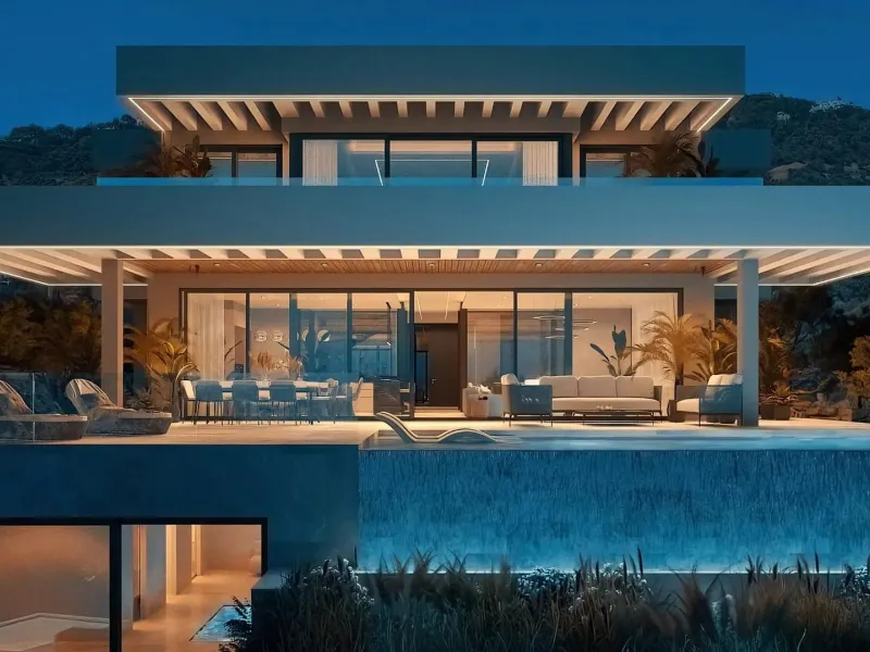 LUXURY NEW BUILD VILLAS WITH SEA VIEW IN BENAHAVIS& & New Build villa have an orientation designed to maximise sunlight and take advantage of the magnificent panoramic views offered by the land on which they are located. Built with the highest quali