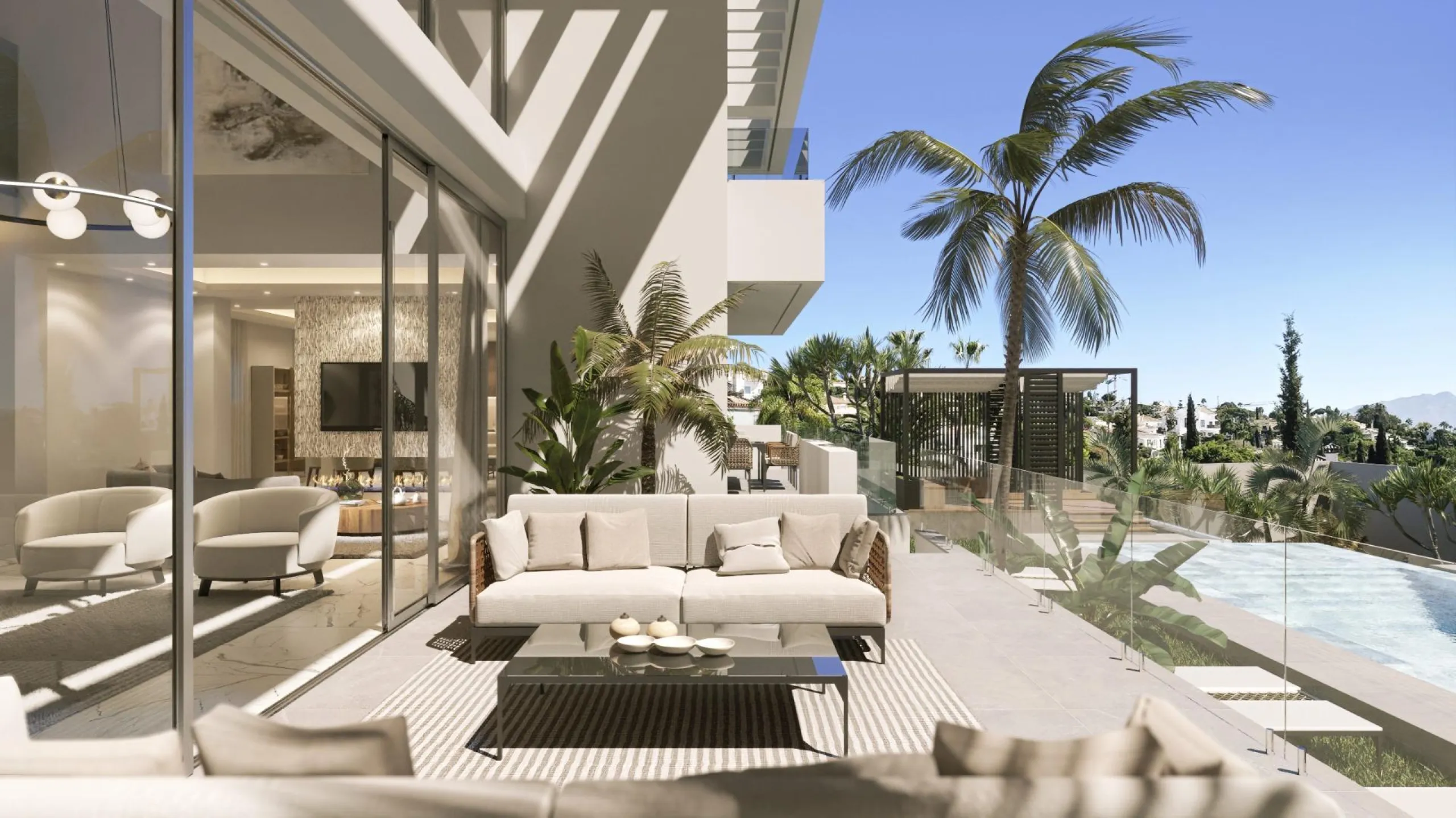 LUXURY NEW BUILD VILLA WITH SEA VIEW IN EL PARAISO GOLF, NEAR ESTEPONA& & Built with materials from the highest quality, we take care of every detail of the project from the beginning of its execution until we deliver it to the client. The interior 