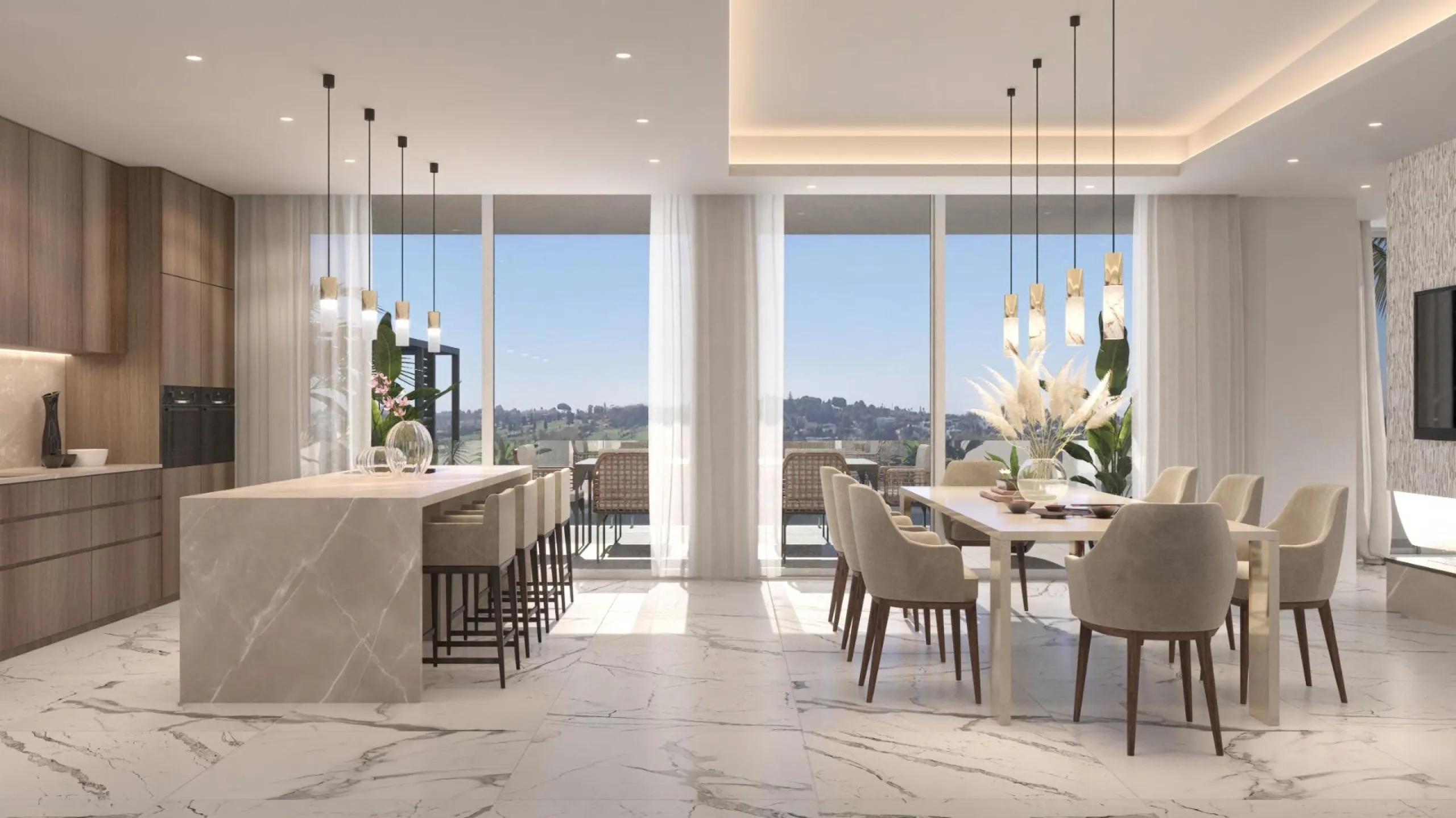 LUXURY NEW BUILD VILLA WITH SEA VIEW IN EL PARAISO GOLF, NEAR ESTEPONA& & Built with materials from the highest quality, we take care of every detail of the project from the beginning of its execution until we deliver it to the client. The interior 