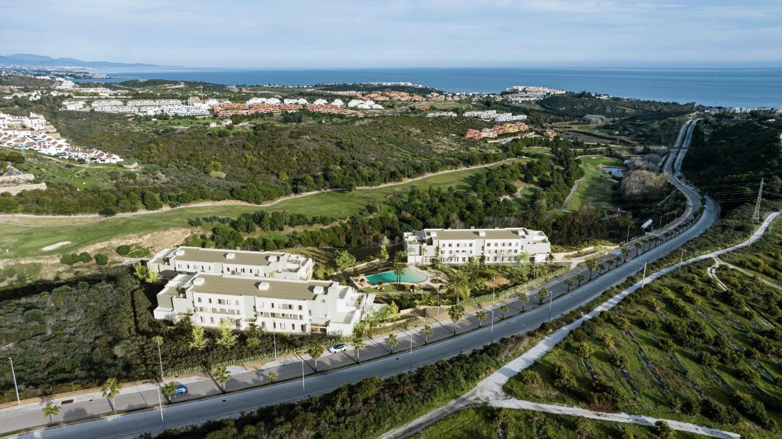 NEW BUILD RESIDENTIAL COMPLEX IN CASARES& & New Build residential complex located in the Doña Julia Golf area.& This residential complex emerges as an oasis of elegance and tranquillity on the Costa del Sol., is a haven for lovers of sport and na