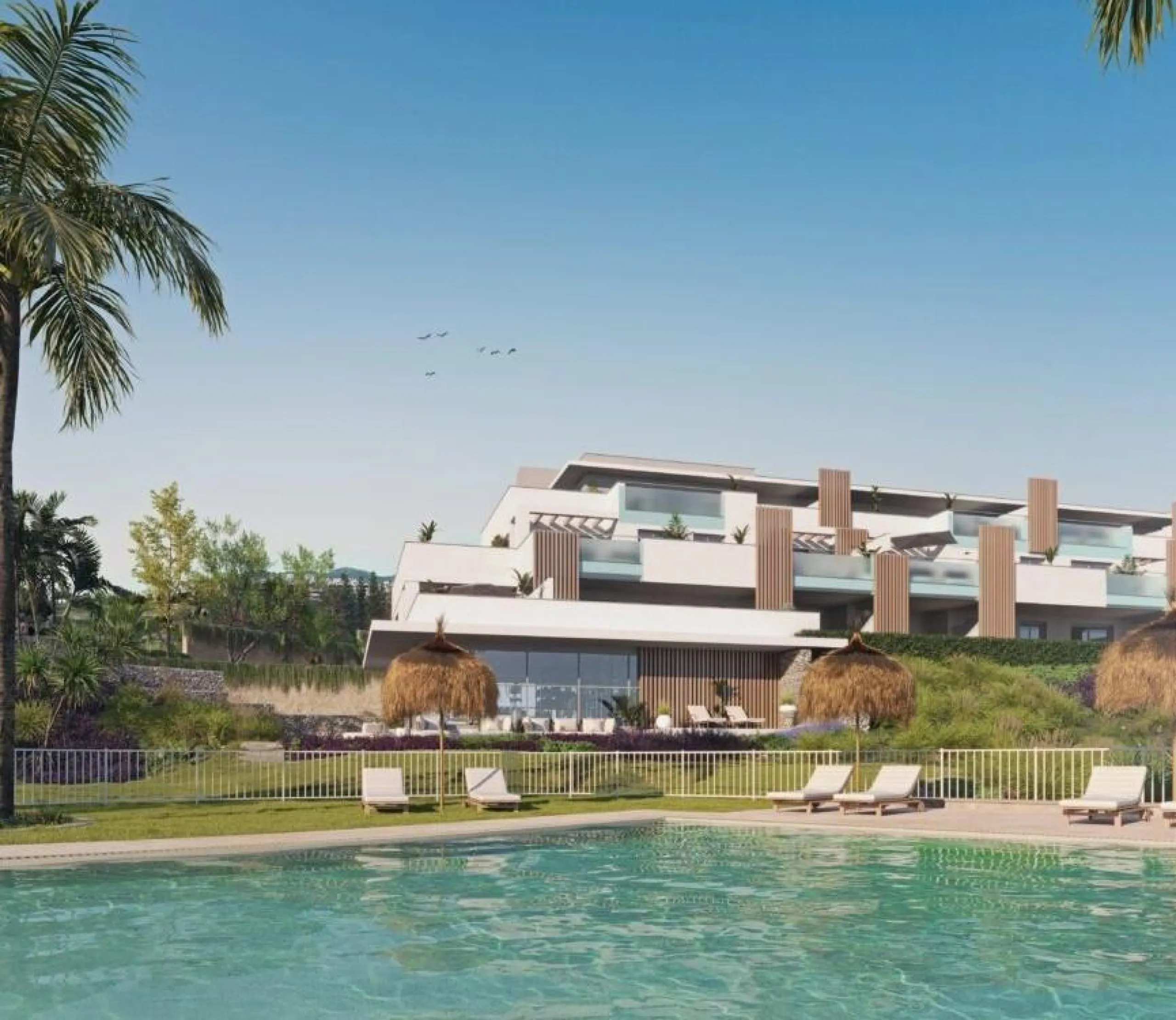 NEW BUILD RESIDENTIAL COMPLEX IN CASARES& & New Build residential complex located in the Doña Julia Golf area.& This residential complex emerges as an oasis of elegance and tranquillity on the Costa del Sol., is a haven for lovers of sport and na