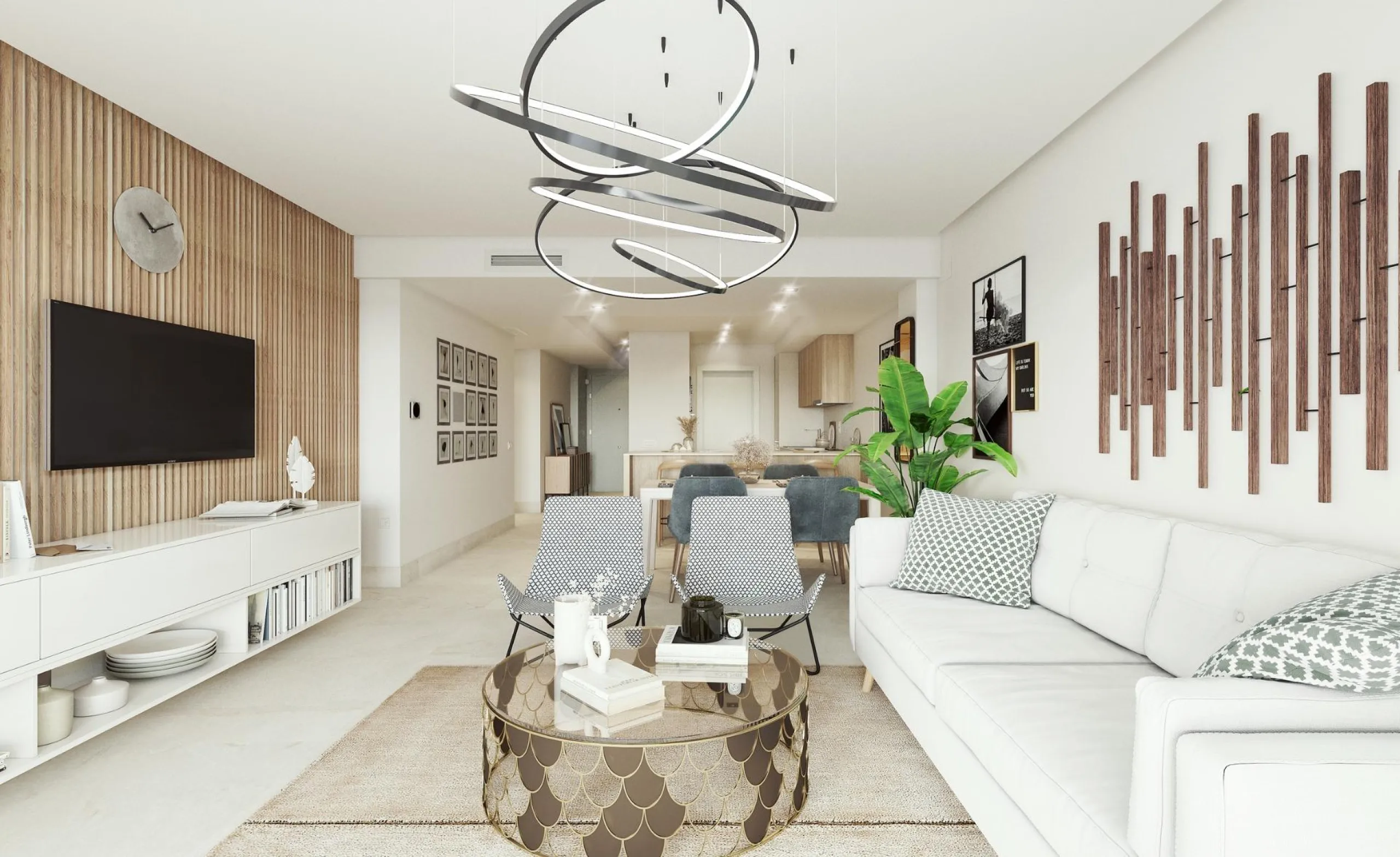NEW BUILD RESIDENTIAL COMPLEX AT LOS JARALILLOS, BENAHAVIS& & New Build residential complex of 60 apartments and penthouses with parking space and private storage room located in the Benahavís area.& & The new residential is part of the renown