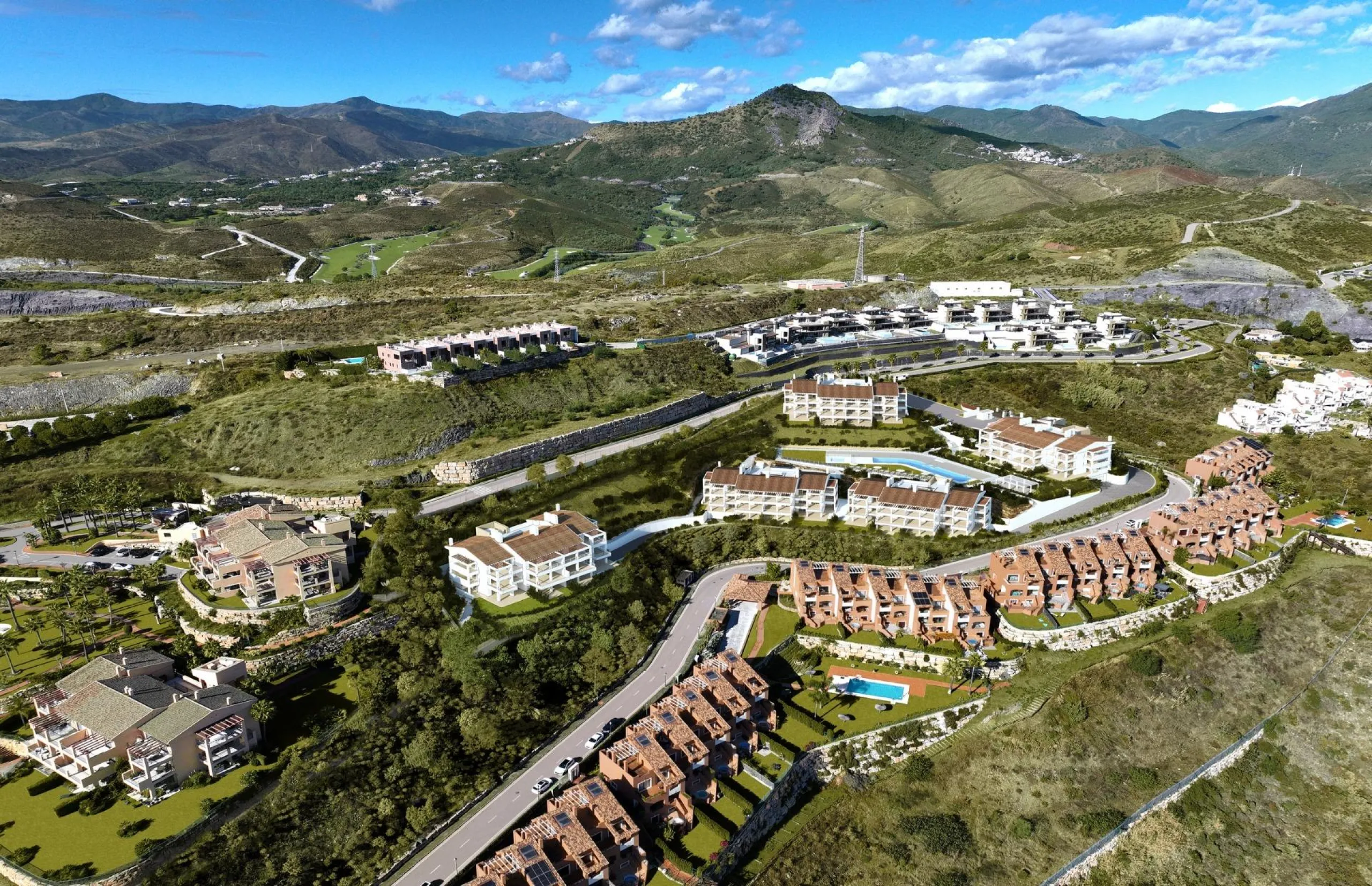 NEW BUILD RESIDENTIAL COMPLEX AT LOS JARALILLOS, BENAHAVIS& & New Build residential complex of 60 apartments and penthouses with parking space and private storage room located in the Benahavís area.& & The new residential is part of the renown
