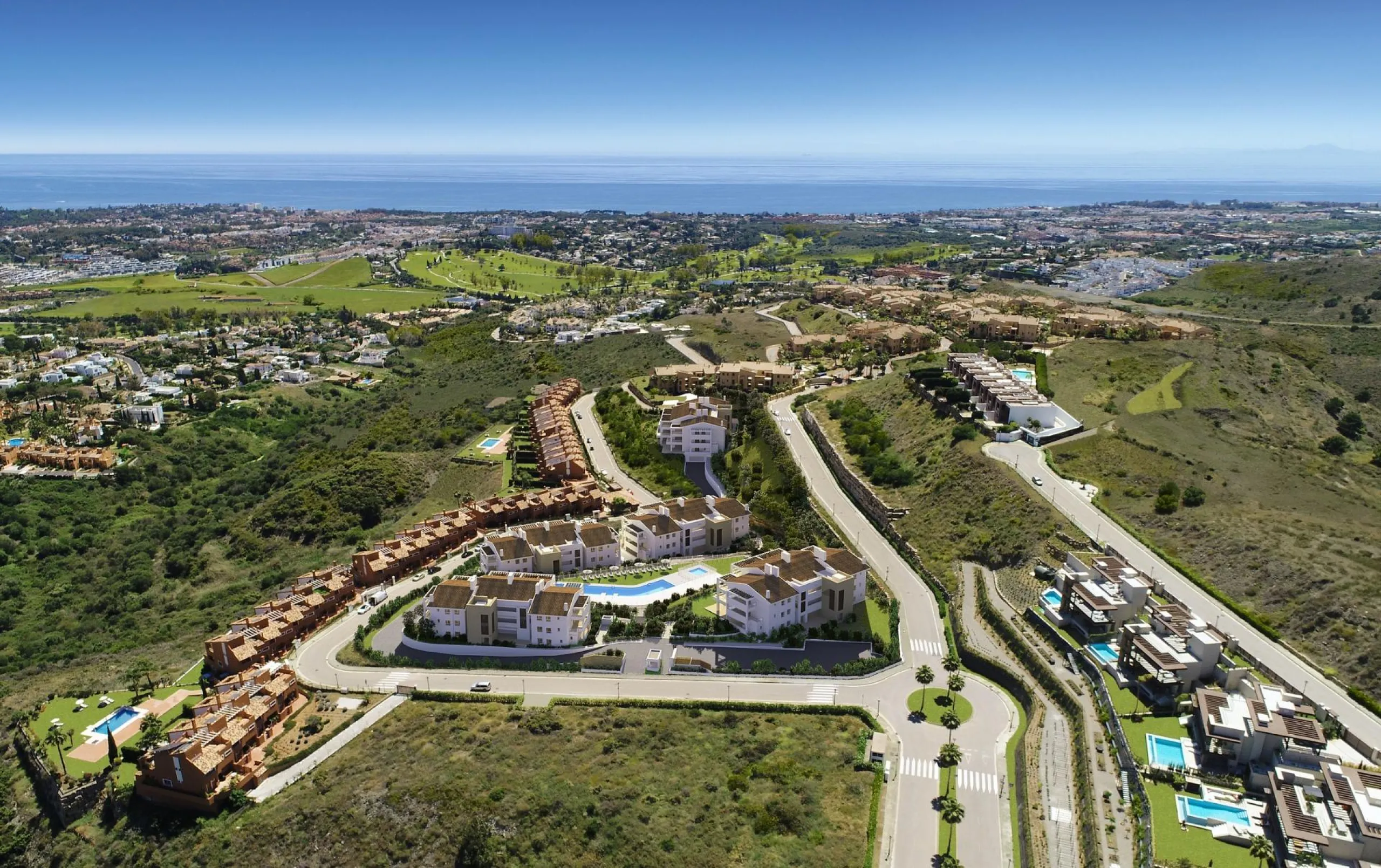 NEW BUILD RESIDENTIAL COMPLEX AT LOS JARALILLOS, BENAHAVIS& & New Build residential complex of 60 apartments and penthouses with parking space and private storage room located in the Benahavís area.& & The new residential is part of the renown