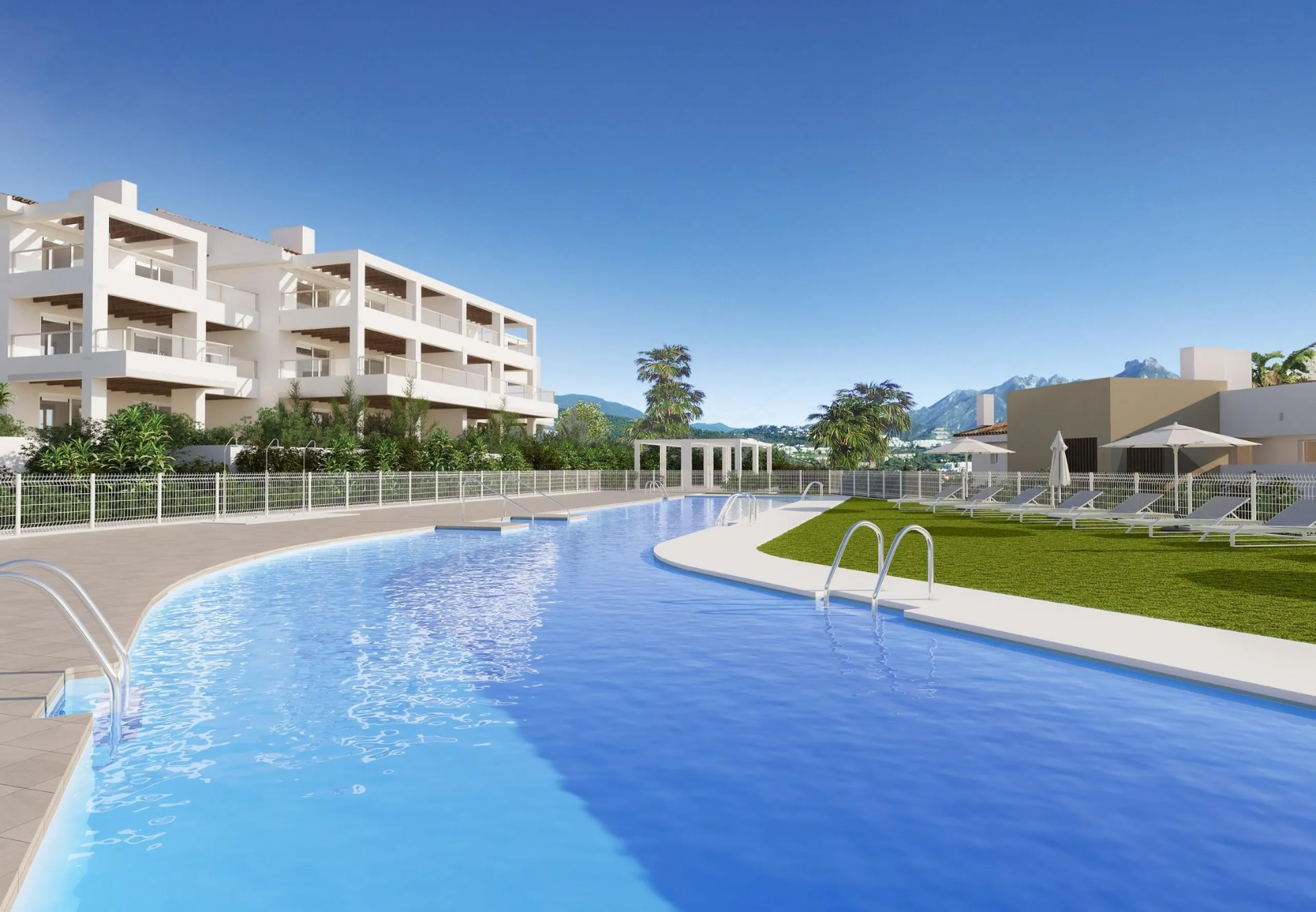 NEW BUILD RESIDENTIAL COMPLEX AT LOS JARALILLOS, BENAHAVIS& & New Build residential complex of 60 apartments and penthouses with parking space and private storage room located in the Benahavís area.& & The new residential is part of the renown