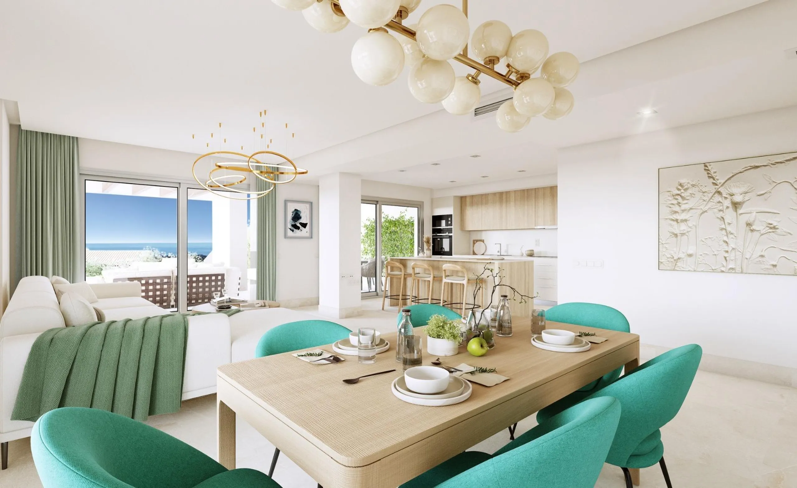 NEW BUILD RESIDENTIAL COMPLEX AT LOS JARALILLOS, BENAHAVIS& & New Build residential complex of 60 apartments and penthouses with parking space and private storage room located in the Benahavís area.& & The new residential is part of the renown