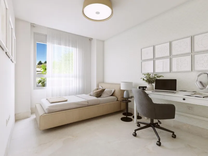 NEW BUILD RESIDENTIAL COMPLEX AT LOS JARALILLOS, BENAHAVIS& & New Build residential complex of 60 apartments and penthouses with parking space and private storage room located in the Benahavís area.& & The new residential is part of the renown