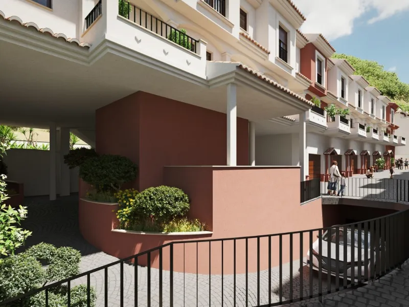 NEW BUILD TOWNHOUSES IN ALMUNECAR& & 22 New Build townhouses in Almuñecar, top quality finishes with all the comforts, environmentally friendly and fully equipped.& & Mediterranean style townhouse has 3 bedrooms, 2 or 3 bathrooms, open plan fu
