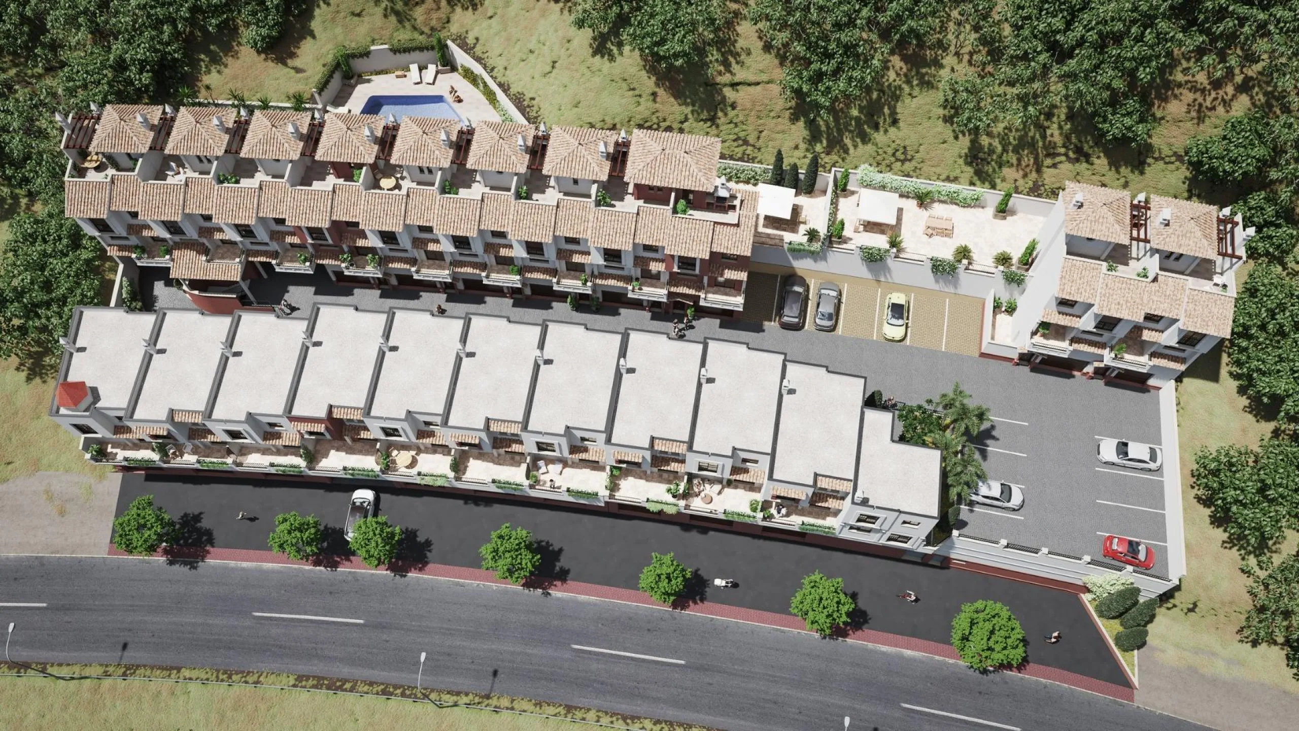 NEW BUILD TOWNHOUSES IN ALMUNECAR& & 22 New Build townhouses in Almuñecar, top quality finishes with all the comforts, environmentally friendly and fully equipped.& & Mediterranean style townhouse has 3 bedrooms, 2 or 3 bathrooms, open plan fu