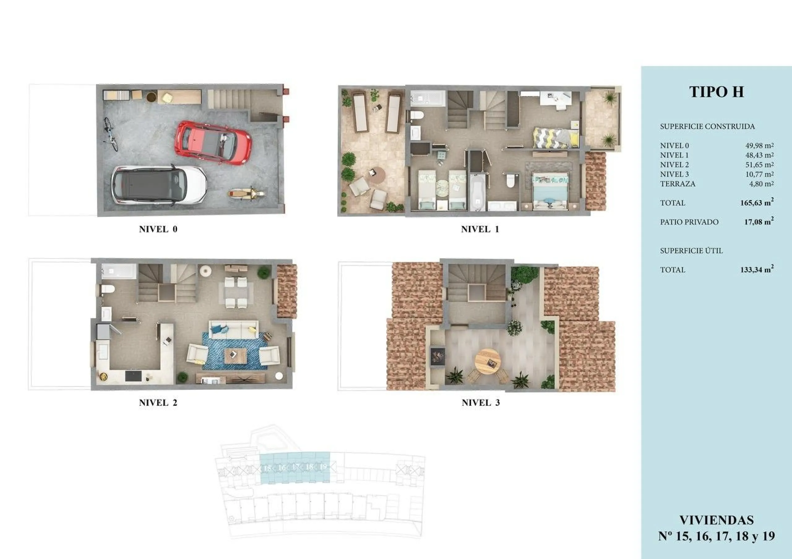 NEW BUILD TOWNHOUSES IN ALMUNECAR& & 22 New Build townhouses in Almuñecar, top quality finishes with all the comforts, environmentally friendly and fully equipped.& & Mediterranean style townhouse has 3 bedrooms, 2 or 3 bathrooms, open plan fu
