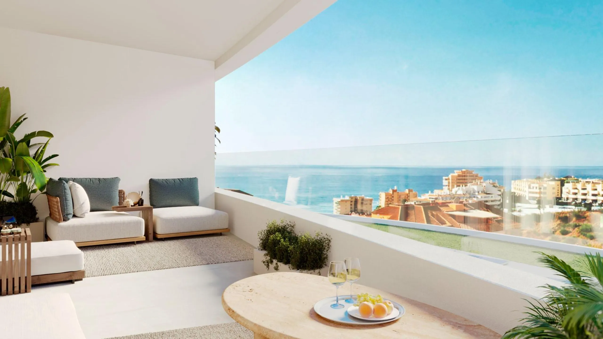 NEW BUILD TOWNHOUSES NEAR FUENGIROLA& & New Build development has been meticulously designed for those who seek a life in perfect harmony with nature. Residential complex the core values of sustainability and innovation are intertwined to offer a he