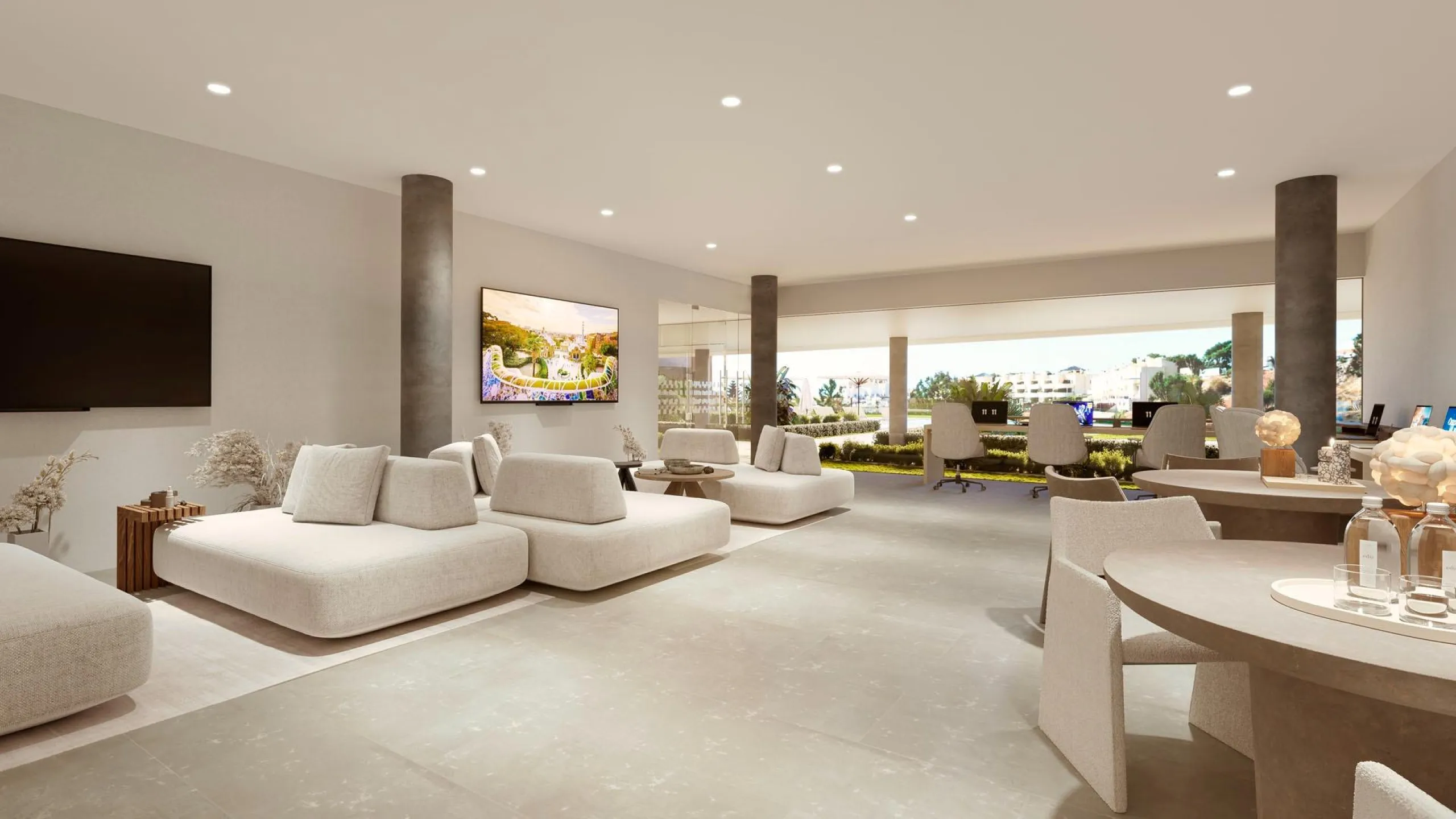 NEW BUILD TOWNHOUSES NEAR FUENGIROLA& & New Build development has been meticulously designed for those who seek a life in perfect harmony with nature. Residential complex the core values of sustainability and innovation are intertwined to offer a he