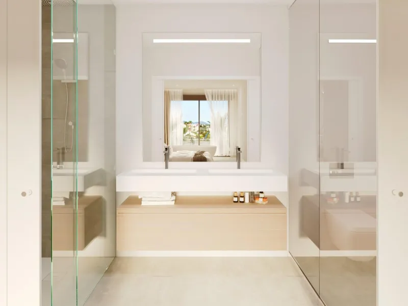 NEW BUILD TOWNHOUSES NEAR FUENGIROLA& & New Build development has been meticulously designed for those who seek a life in perfect harmony with nature. Residential complex the core values of sustainability and innovation are intertwined to offer a he