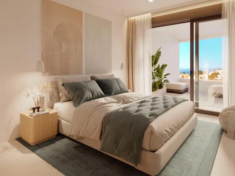 NEW BUILD TOWNHOUSES NEAR FUENGIROLA& & New Build development has been meticulously designed for those who seek a life in perfect harmony with nature. Residential complex the core values of sustainability and innovation are intertwined to offer a he