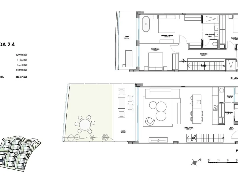 NEW BUILD TOWNHOUSES NEAR FUENGIROLA& & New Build development has been meticulously designed for those who seek a life in perfect harmony with nature. Residential complex the core values of sustainability and innovation are intertwined to offer a he