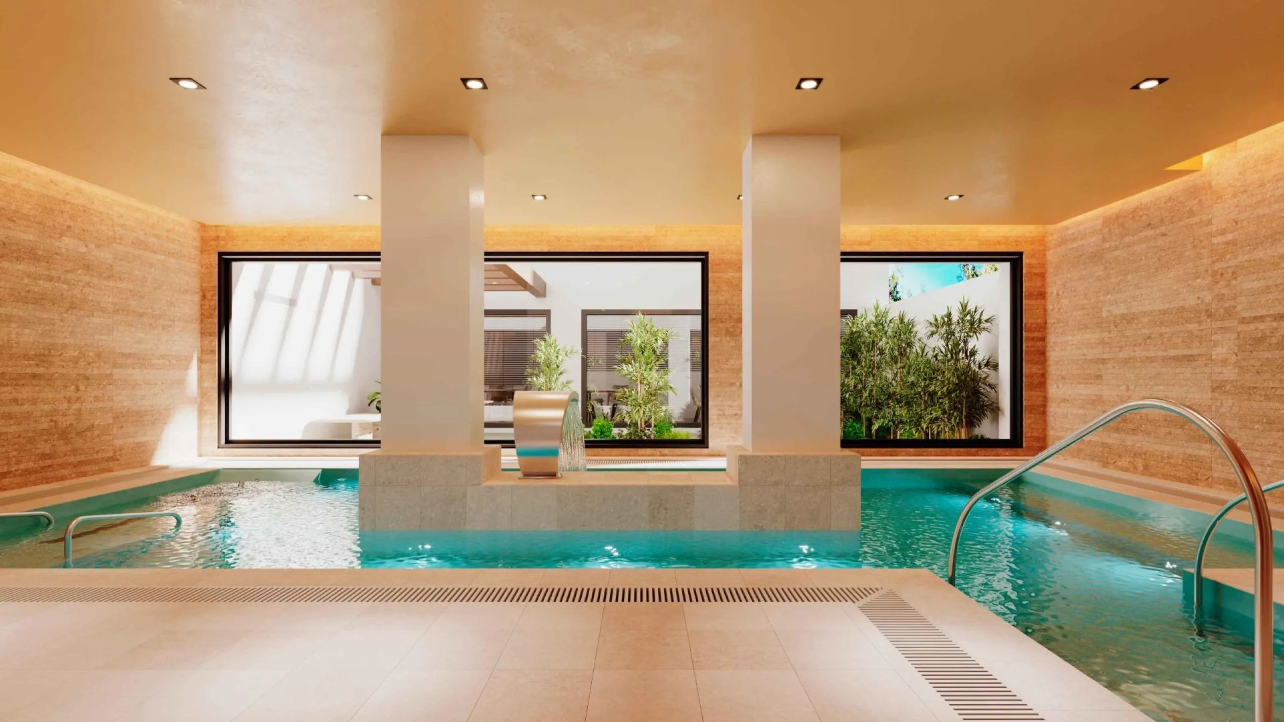 NEW BUILD RESIDENTIAL COMPLEX IN ESTEPONA& & This luxury community boasts superb facilities that will ensure owning a property here will be an investment that can only appreciate throughout the years. With a fully equipped gym and wellness area, bot