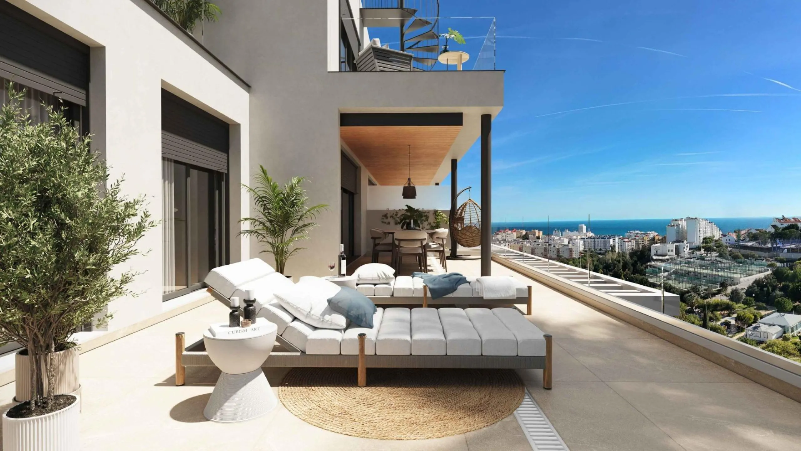 NEW BUILD RESIDENTIAL COMPLEX IN ESTEPONA& & This luxury community boasts superb facilities that will ensure owning a property here will be an investment that can only appreciate throughout the years. With a fully equipped gym and wellness area, bot