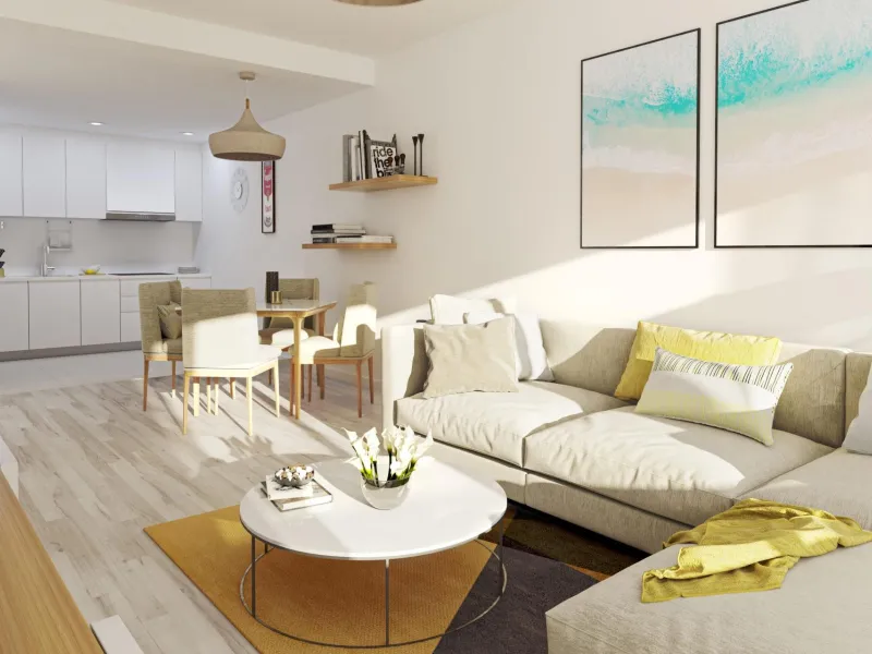 NEW BUILD APARTMENTS IN MALAGA& & New Build residential complex consists of 35 apartments distributed in Ground Floor+7 in two buildings, with various types of 1 and 2 bedrooms in a unique building in the city centre. With a modern and contemporary 